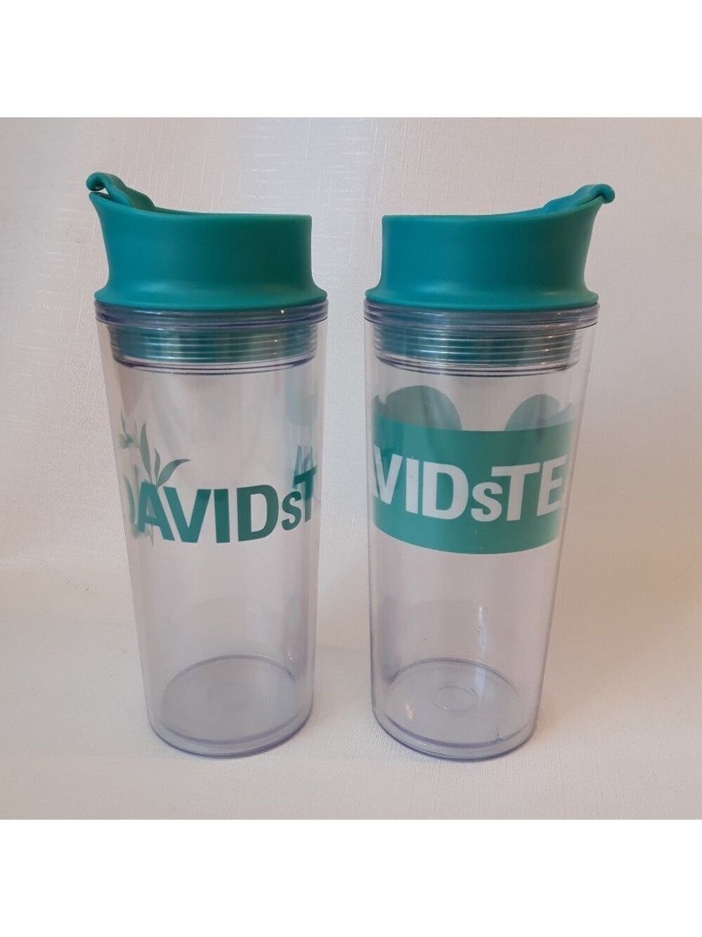 Davids Tea Bodum Travel Mugs Classic LOGO PAIR